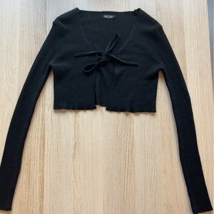 Nastygal black sweater medium